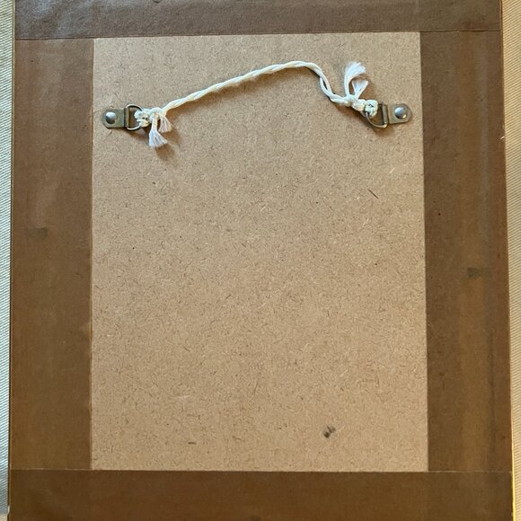 Vintage Framed Picture Elizabethan Woman with Smile - Picture 6 of 7